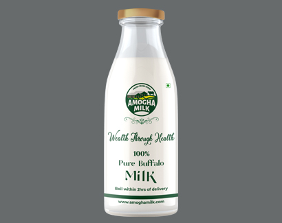 Farm Fresh Buffalo Milk - Bottle